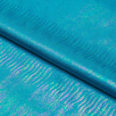Oil Slick Python Hologram Spandex Fabric | Blue Moon Fabrics