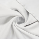 Brushed Polyester Spandex Tricot White (PFP)
