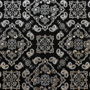 Bandana Foil Printed Spandex Fabric | Blue Moon Fabrics