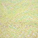 Centerstage Foiled Stretch Netting | Blue Moon Fabrics