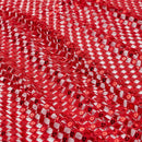 Chequered Knitted Lace Sequin Fabric | Blue Moon Fabrics