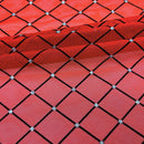 Diamonds Flocked Stretch Mesh Fabric | Blue Moon Fabrics