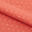 Eyelet Polyester Spandex Jacquard Fabric | Blue Moon Fabrics