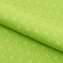 Eyelet Polyester Spandex Jacquard Fabric | Blue Moon Fabrics