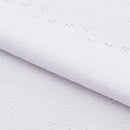 Eyelet Polyester Spandex Jacquard Fabric | Blue Moon Fabrics