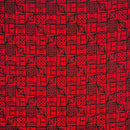 Traditional Polynesian Tapa Pattern Cotton Fabric | Islands Fabric