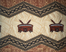 Traditional Tonga Tattoo Kava Bowl Center Cotton Fabric | Islands Fabric