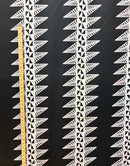 Tongan Kupesi Manulu Polyester Satin Quilting Fabric | Islands Fabric