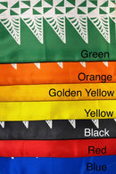 Tongan Kupesi Manulu Polyester Satin Quilting Fabric | Islands Fabric