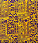 Polynesian Motif Barkcloth Fabric | Islands Fabric