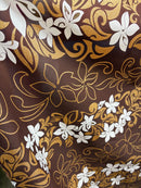 Tiare Garden Glitter Polyester Fabric| Islands Fabric