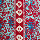 Areca Palm Tree Leaves Light Barkcloth Fabric | Islands Fabric