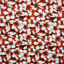 Frangipani Bloom Polyester Fabric | Islands Fabric