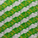 Diagonal Tiare Lei Polyester Fabric | Islands Fabric