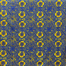 Traditional Tapa Hibiscus Cotton Fabric | Islands Fabric