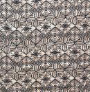 Traditional Polynesian Geometric Design Light Barkcloth Fabric| Islands Fabric