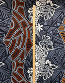 Polynesian Tribal Tide Cotton Fabric | Islands Fabric