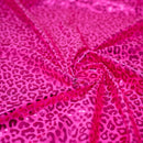 Loud Leo Foil Printed Spandex Fabric | Blue Moon Fabrics