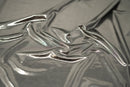 Mercury Titanium Foiled Spandex Fabric | Blue Moon Fabrics