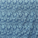 Mini Hibiscus Flowers Traditional Polynesian Tattoo Polyester Fabric | Islands Fabric