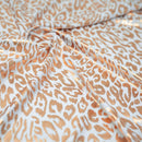 Madagascar Foiled Spandex Fabric | Blue Moon Fabrics