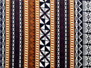 Fiji Turtle Border Poly Linen Fabric | Islands Fabric