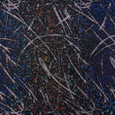 Pollock Shattered Glass Foiled Spandex Fabric | Blue Moon Fabrics