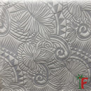 Polynesian Tribal Embossed Fabric | Polyester | Islands Fabric