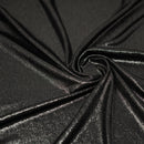 Posh Titanium Foiled Slinky Jacquard Fabric | Blue Moon Fabrics