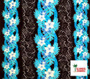 Triple Tropical Border Rayon Fabric | Islands Fabric