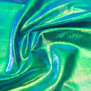 Snow Cone Foiled Spandex Fabric | Blue Moon Fabrics