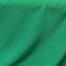 Green colored Solid Poly Linen Fabric 