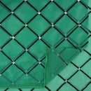 Diamonds Flocked Stretch Mesh Fabric | Blue Moon Fabrics