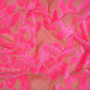 Ice Burnout Stretch Velvet Fabric | Blue Moon Fabrics