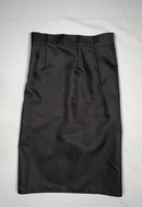 Black 100% polyester 'ie faitaga formal Samoan men's wrap fabric by Islands Fabric.