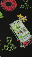 Tropical Vegas Jackpot Rayon Cotton 44 " Fabric | Islands Fabric