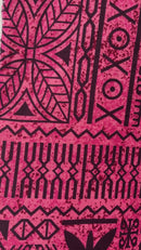 Polynesian Motif Barkcloth Fabric | Islands Fabric