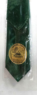 Green colored American Samoa Seal Tie