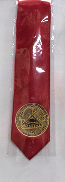 Red colored American Samoa Seal Tie