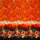 Pineapple Hibiscus Ocean Tropical Leaves Rayon Fabric | Islands Fabric