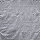 White colored Pacific Islander All Over design Polyester Fabric