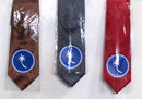 Black, Brown and red color Tie with Chuuk State Flag