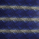 Blue colored Traditional Polynesian Tattoo Gradient Design Fabric