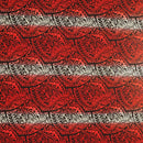 Red colored Traditional Polynesian Tattoo Gradient Design Fabric