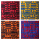 Swatches of Traditional Tongan Geometric Design Fabric