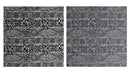 Swatches of Traditional Tongan Geometric design Peachskin Fabric